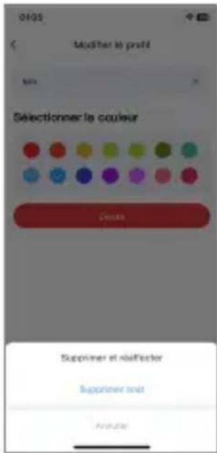0105 MoMther le profit Mix Sélectionner le couleur Create Supprimer et répéférer Supprimer text Anouter
