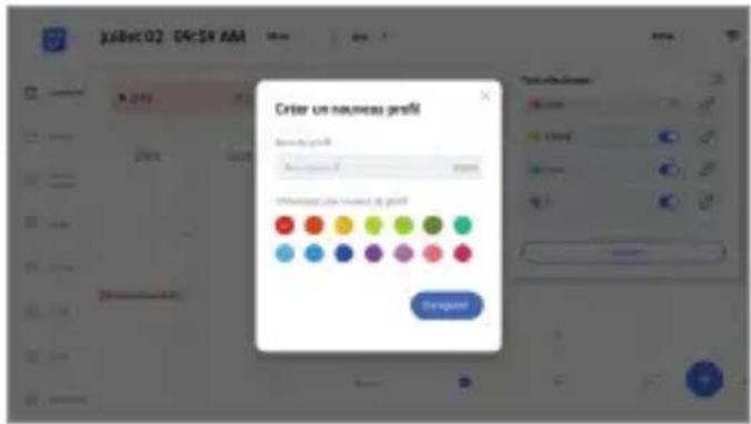Dragon Touch TM32 - Gérer les profils d'événements sur l'appareil - 4