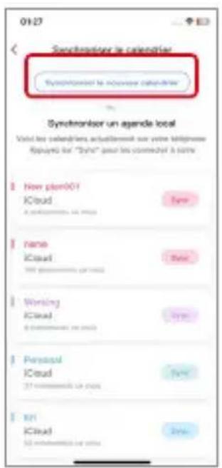 01/27 Synchroixier le calendar Synchroixier le nouveau calendar Synchroixier un agenda local Valid les calendiers, calculées sur votre téléphère répuyés pour "Syfs" pour les connouche à sortie How plan001 iCloud Tours Name iCloud Tours Worsing iCloud Tours Personal iCloud Tours SRI iCloud Tours