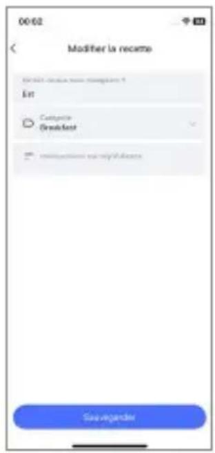 00:62 Modifier la recame En Compute Breakfast Save agenda