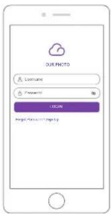 Dragon Touch Modern 10 Aqua - Creating an OurPhoto Account and Log in - 1
