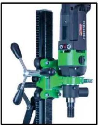 Eibenstock DSE 162 - Mounting the core drill machine - 3