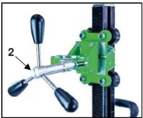 Eibenstock DSE 162 - Mounting the core drill machine - 2