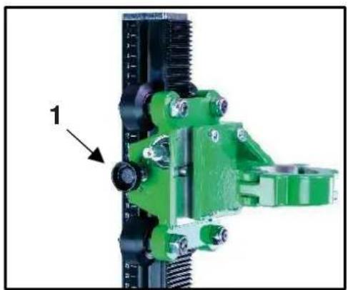 Eibenstock DSE 162 - Mounting the core drill machine - 1