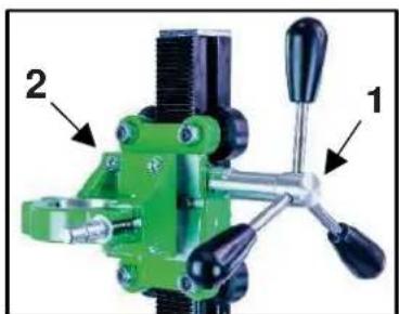 Eibenstock DSE 162 - Mounting the turnstile - 2