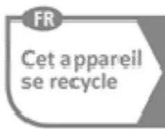 FR Cet appareil se recycle