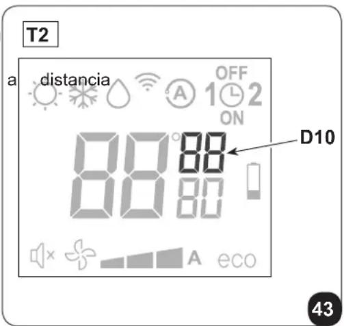OLIMPIA SPLENDID Unico Air Inverter 25 SF - - Configuración del reloj y del temporizador (T2) - 1