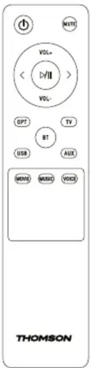 THOMSON WS902DUO - Lernen Sie ihre Fernbedienung kennen - 1