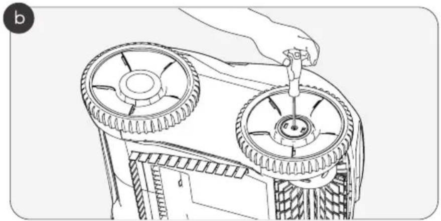 Aiper Seagull Pro - Instructions de remplacement de la roue - 2