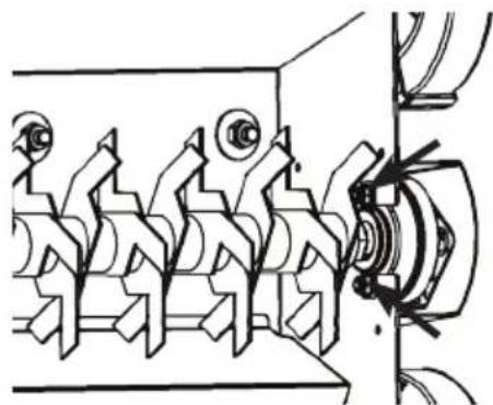 Eliet E450 - a. Dépose du porte-lames - 2