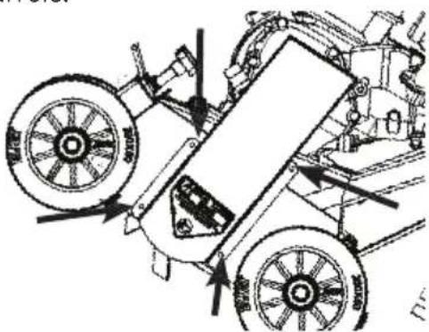 Eliet E450 - a. Dépose du porte-lames - 1