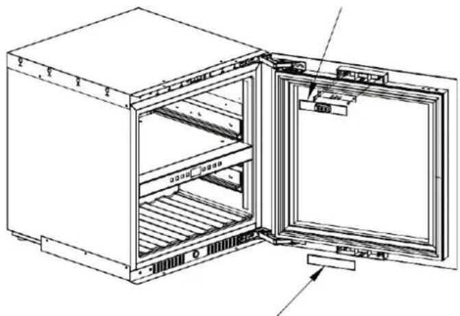 AVINTAGE AVI178PLATINUM - Reversibility of the door - 1