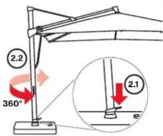 Glatz Sombrano S+ - Schirm öffnen - 3