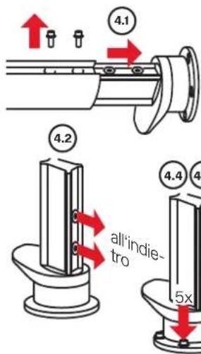 Glatz Sombrano S+ - Preparare il fissaggio a pavimento - 1