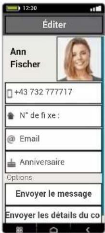EMPORIA SMART.5 mini - > Ouvrir et éditer des contacts - 3