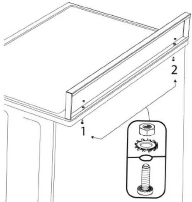 BEKO FBM63130ACT - Montage arrière du revêtement - 1