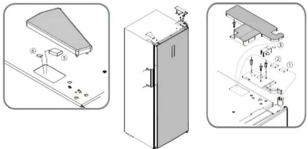 DOMO DO91205F - DOOR CONVERSION - 1
