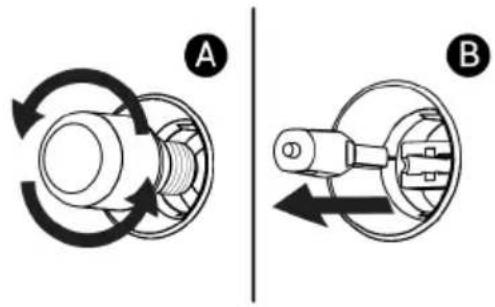 BEKO FBG62031XCS - Si votre four est équipé d'une lampe ronde, - 2