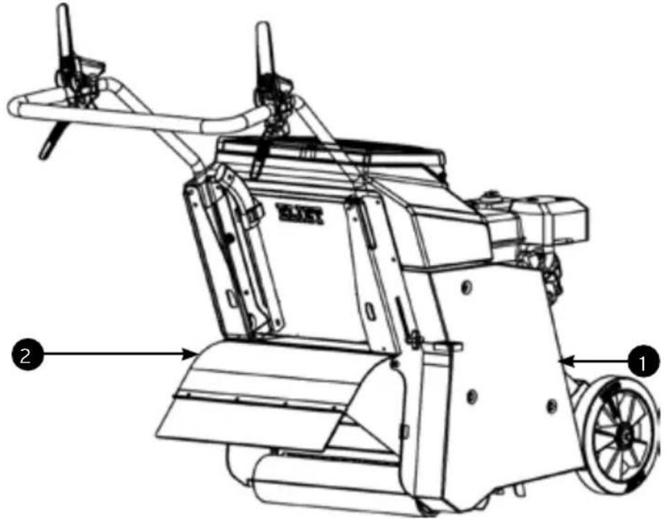 Eliet DZC 450 - Enlèvement des carters - 1