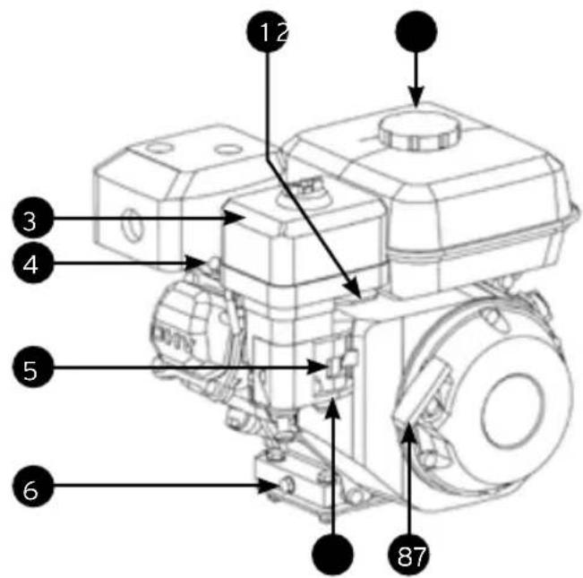 Eliet DZC 450 - Moteur - 1