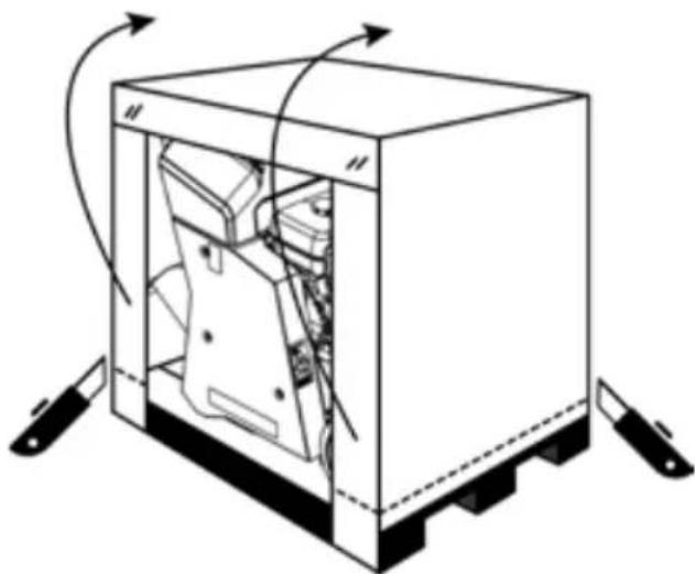 Eliet DZC 450 - Déballage de la machine - 2