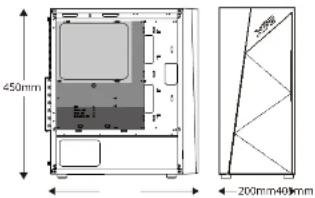 XPG Lander 500 - DIMENSIONS and COMPATIBILITY - 1