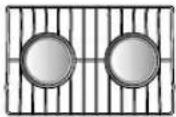 LG LREN6325XE - Positionnement des grilles et des plats - 2