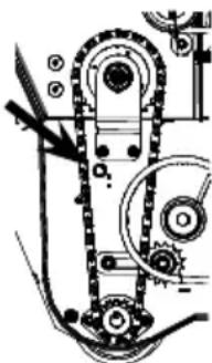 Eliet C550ZR - Lubrification de la chaîne - 3