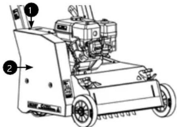 Eliet C550ZR - Enlèvement de carters de protection - 4