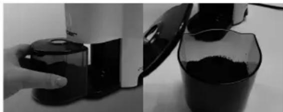Cloer 7521 - Advice about the ground coffee receptacle - 1