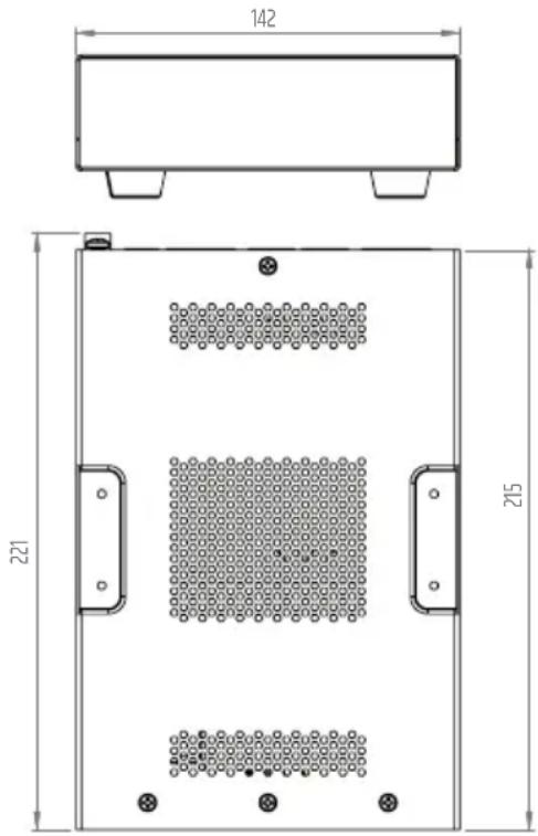 LD Systems DIO 04 - WYMIARY (mm) - 1