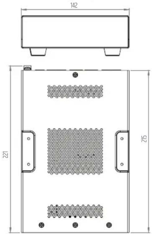 LD Systems DIO 04 - DIMENSIONS (mm) - 1