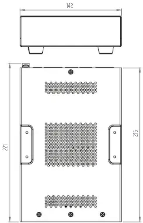 LD Systems DIO 04 - ABMESSUNGEN (mm) - 1