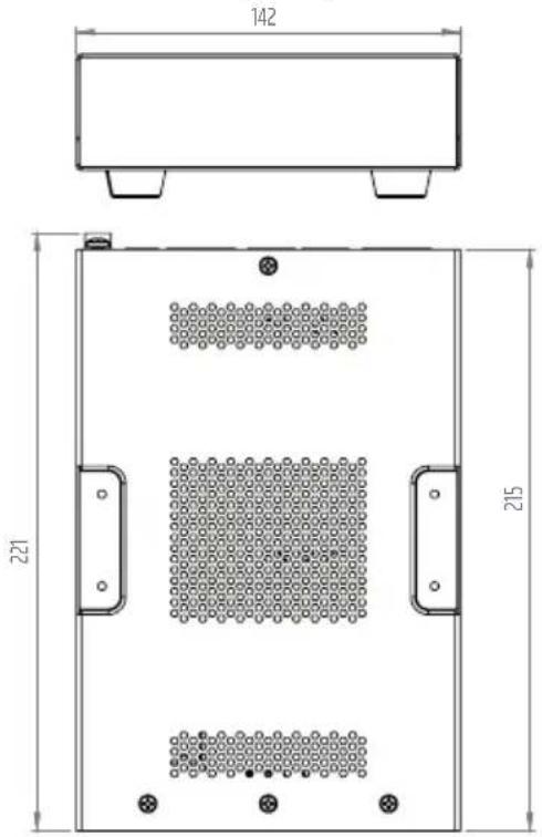 LD Systems DIO 04 - DIMENSIONS (mm) - 1