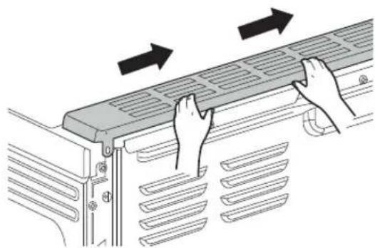 LG LSGL6335X - Retrait de la garniture d'évent - 2