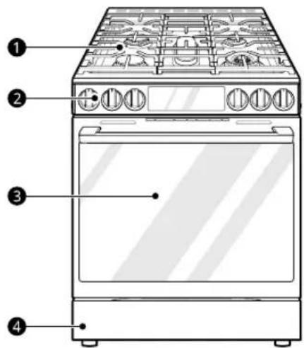 LG LSGL6335X - Caractéristiques du produit - 1