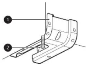 LG LSGL6335X - Enclenchement du dispositif antibasculement - 1