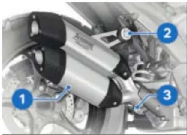 BMW R 1300 GS (2025) - 高温排气装置 - 1
