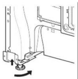 LG InstaView 394707 - Mise au niveau de la cuisinière - 1