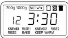 PROFICOOK PC-BBA 1282 - Indications sur l'écran - 1