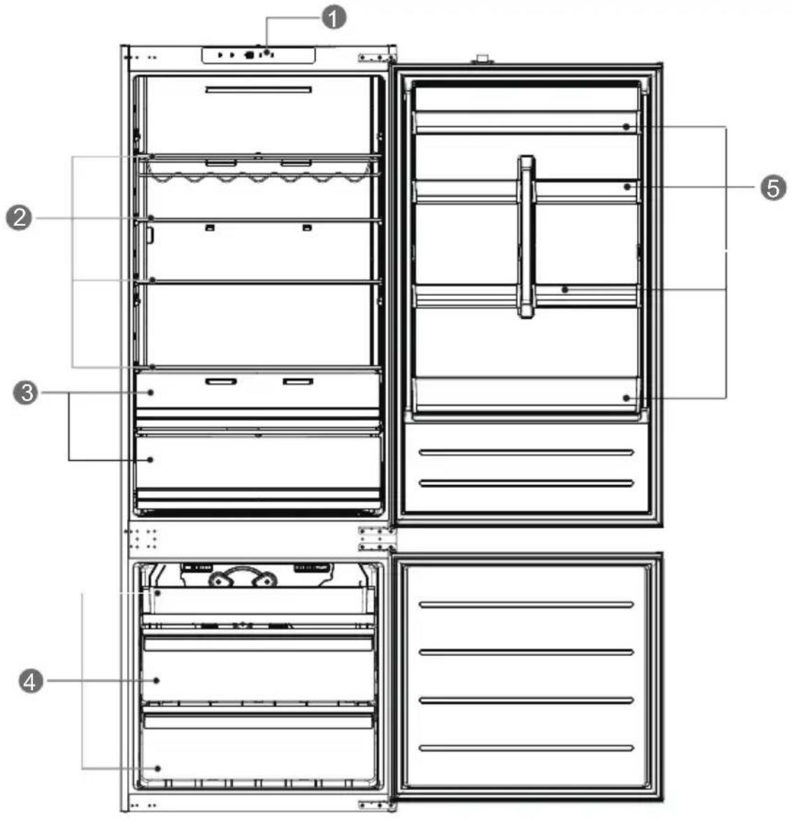 TEKA RBF 78785 FI - Pièces et fonctions - 1