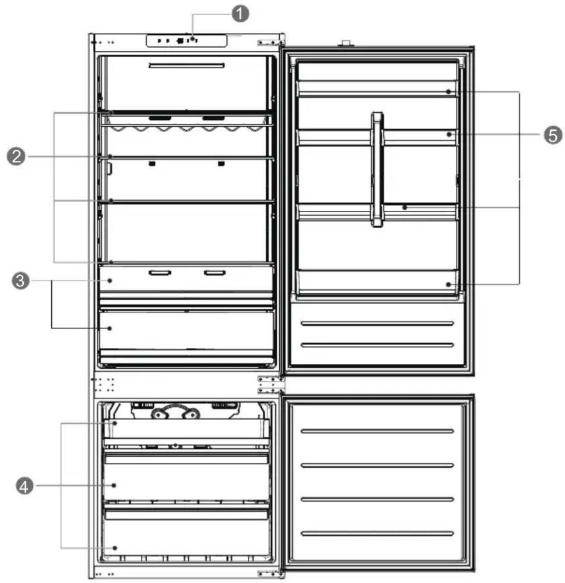 TEKA RBF 78785 FI - Parts and functions - 1
