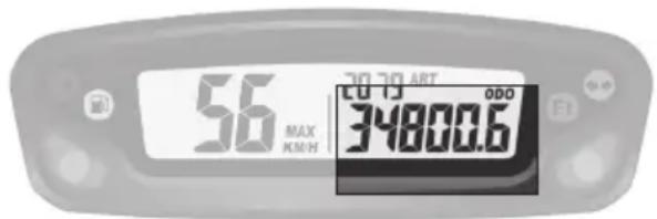 Sherco ENDURO 450-500 SEF (2026) - Funktion DST2 Tageskilometer (Display 2) - 2