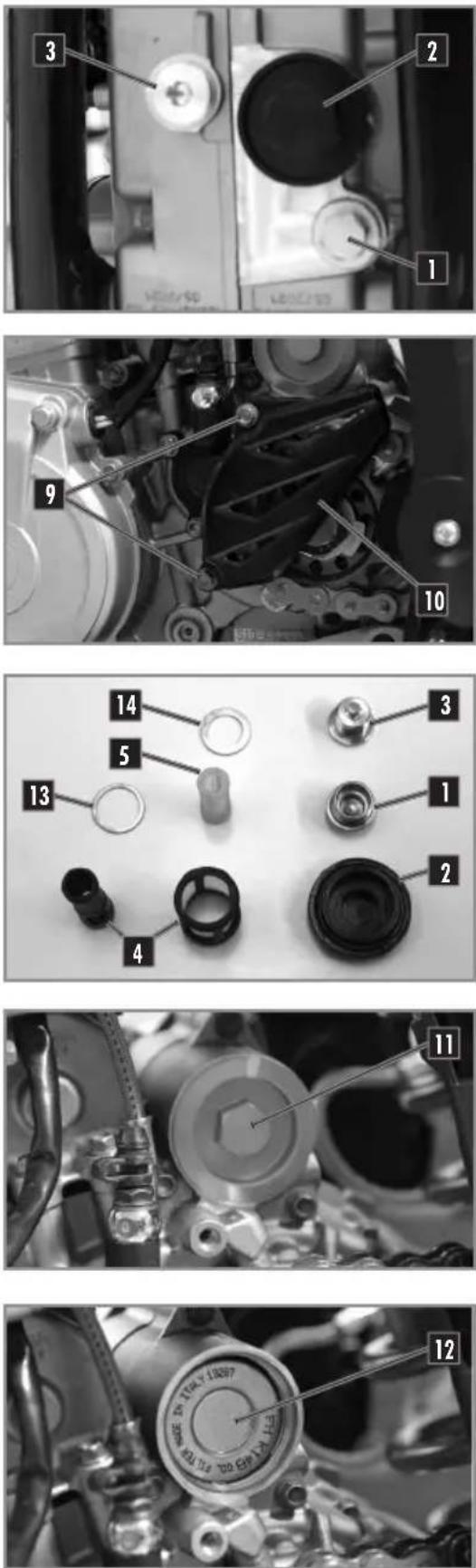 Sherco ENDURO 450-500 SEF (2026) - DRAINING THE ENGINE OIL AND REMOVING THE OIL FILTER - 1