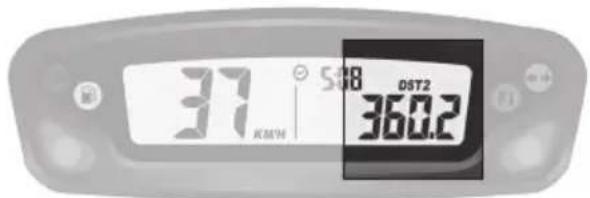 Sherco ENDURO 450-500 SEF (2026) - DST function (screen 1): - 1