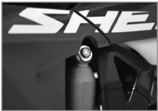 Sherco ENDURO 450-500 SEF (2026) - EINSTELLEN DER DRUCKSTUFE DES STOSSDÄMPFERS BEI HOHER GESCHWINDIGKEIT - 1