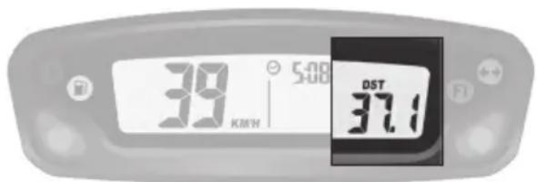 Sherco ENDURO 450-500 SEF (2026) - Funktion SPD Momentangeschwindigkeit (Displays 1 und 2): - 3