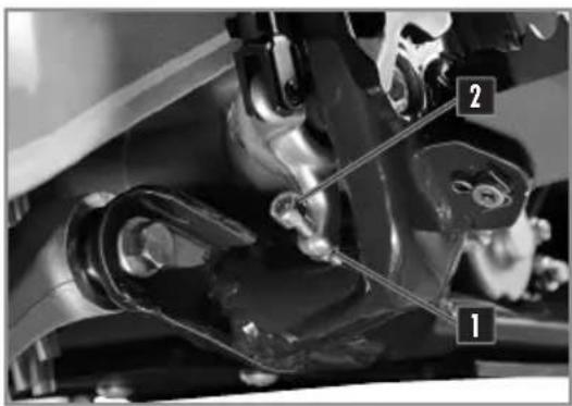 Sherco ENDURO 450-500 SEF (2026) - EINSTELLUNG DER POSITION DES PEDALS DER HINTERRADBREMSE - 1