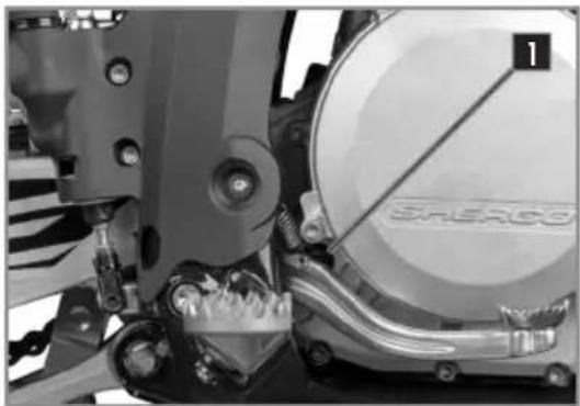Sherco ENDURO 450-500 SEF (2026) - CONTROLAR EL NIVEL DE ACEITE DEL MOTOR - 1