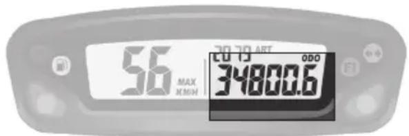Sherco ENDURO 450-500 SEF (2026) - DST2 function (screen 1): - 2